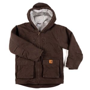 Carhartt Kid's Sherpa Lined Jacket Size M 10/12